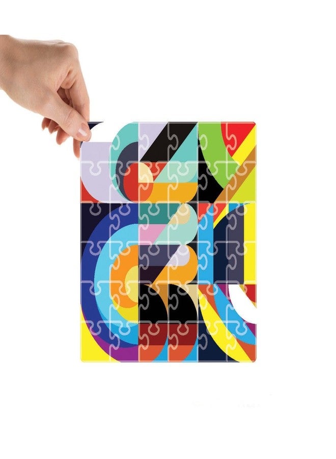 Mittimate Zentangle Shape Jigsaw Puzzle Game for Kids Age 4 to 6 Old I 36 Pieces Puzzle Toy I Birthday Gift for Children - Image 1